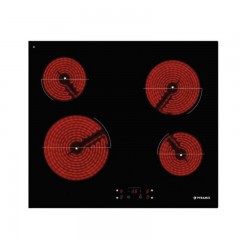 Pyramis PHC62410FMB Κεραμική Εστία Αυτόνομη με Λειτουργία Κλειδώματος 58x51εκ.